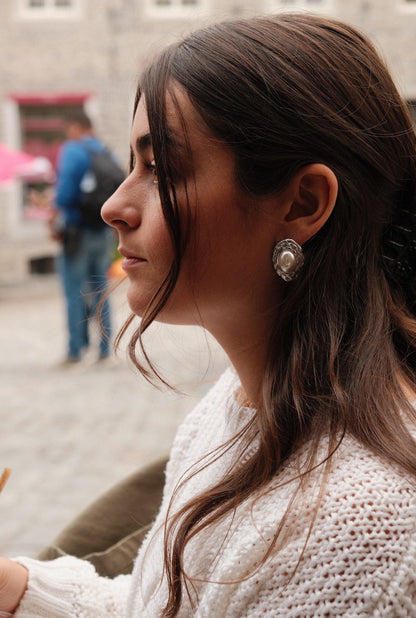 Soie - Boucle d’oreille