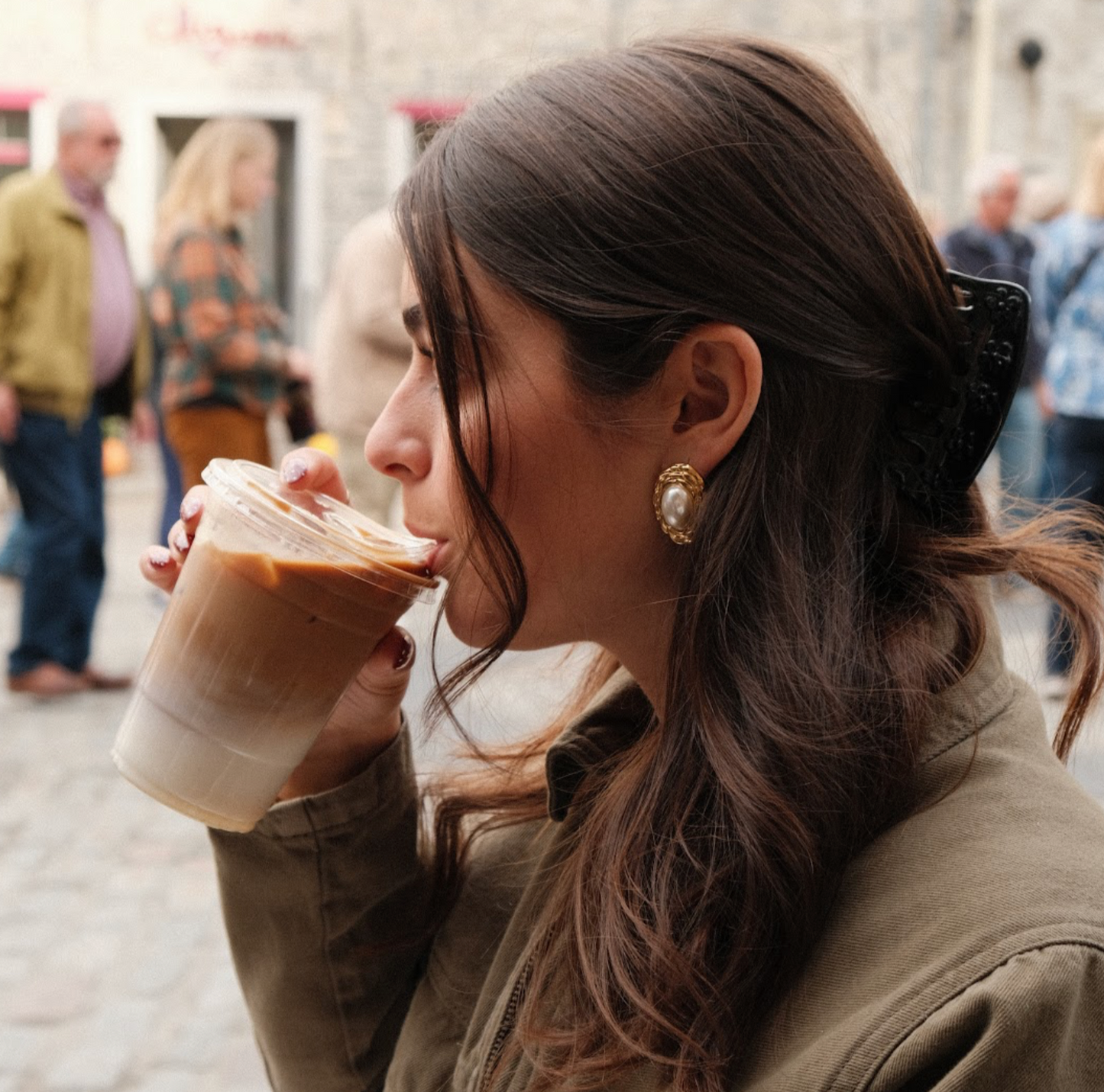 Soie - Boucle d’oreille