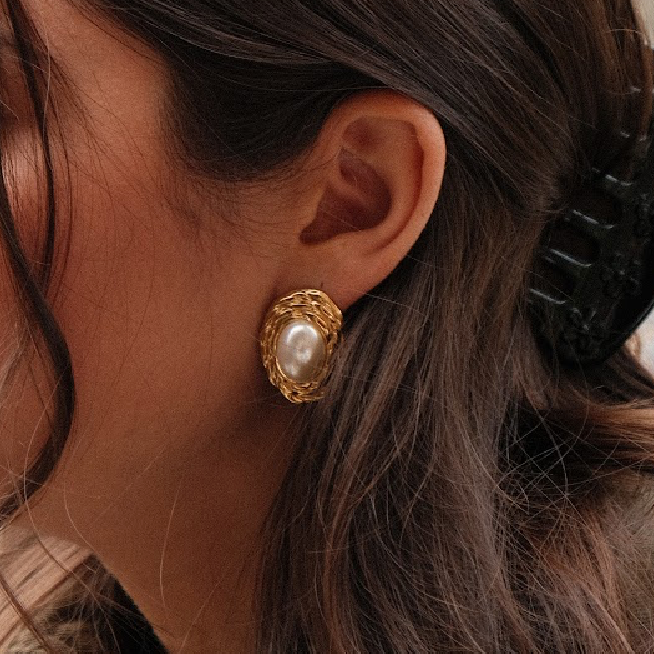 Soie - Boucle d’oreille